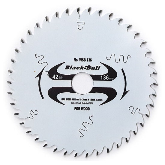 블랙불 5.4인치 목재용 원형톱날