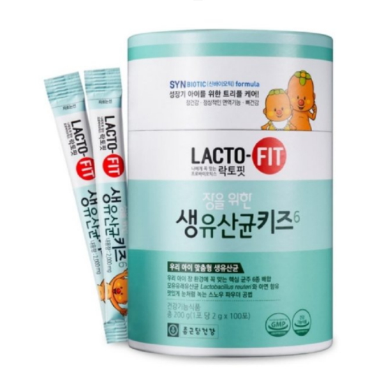 락토핏 장을 위한 생유산균 키즈6 100포 (2개)