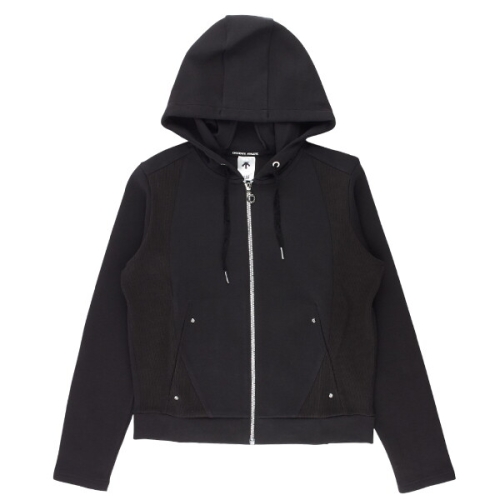 우먼스 코튼 터치 집업 자켓 SQ122PFT12 BLK