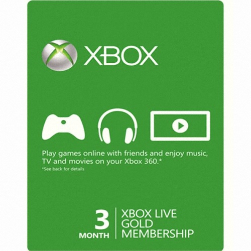XBOX Live 골드 멤버십 카드 국내 3개월_이미지