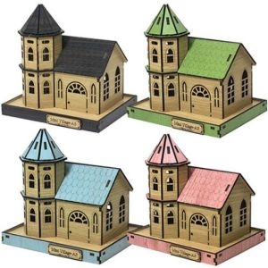 [불명] 3D입체퍼즐 미니빌리지 A3 하우스 -블랙 건축물  목재모형  퍼즐갤러리_이미지