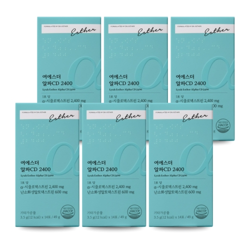 에스더포뮬러 여에스더 여에스더 알파CD 2400 14포 (6개)_이미지