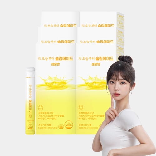 오늘부터 슬림에이드 레몬맛 15포 (6개)_이미지