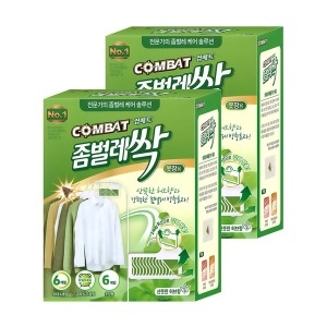 컴배트 좀벌레싹 옷장용 허브향 6개입 (2개)_이미지