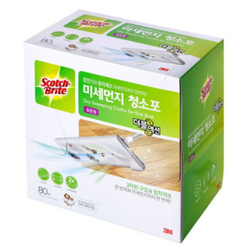 미세먼지 청소포 더블액션 표준형 80매