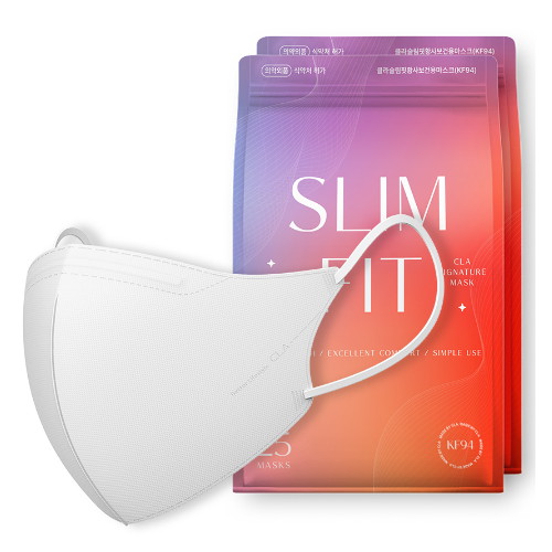 CLA 슬림핏 보건용 마스크 대형 KF94 (50매)_이미지
