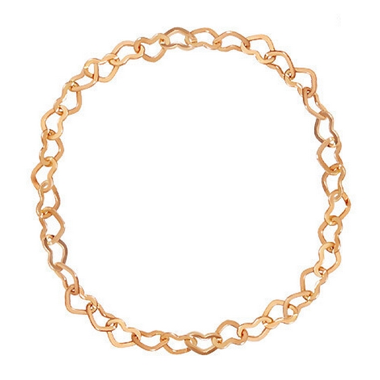 골드앤 14K 러브올 체인 반지 소_이미지