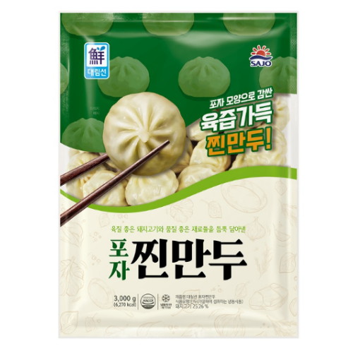 사조대림 대림선 포자 찐만두 3kg (1개)