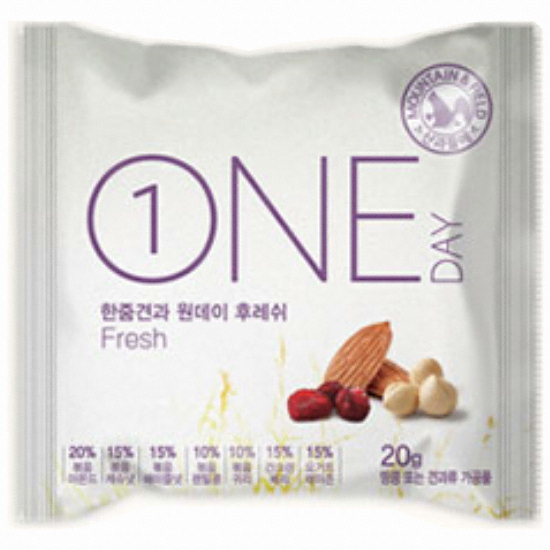산과들에 한줌견과 원데이 후레쉬 20g (50개)