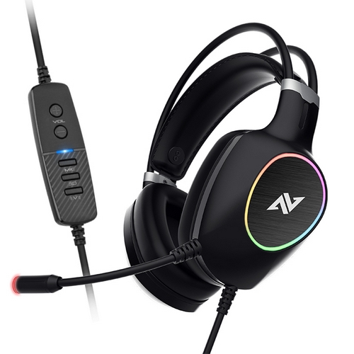 앱코 ABKONCORE CH55 가상 7.1 채널 RGB 스펙트럼 진동 초경량 게이밍 헤드셋 (정품)