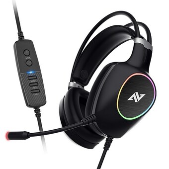 앱코 <b>ABKO</b><b>NCORE</b> CH55 가상 7.1 채널 RGB 스펙트럼 진동 초경량 게이밍 헤드셋