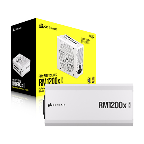 CORSAIR RM1200x SHIFT 80PLUS골드 ATX3.0 화이트_이미지