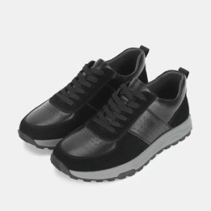 빌리버스 AU55KM41 남성 소가죽 캐주얼 편한 스니커즈 미니멀 트렌디 운동화 BH750_이미지