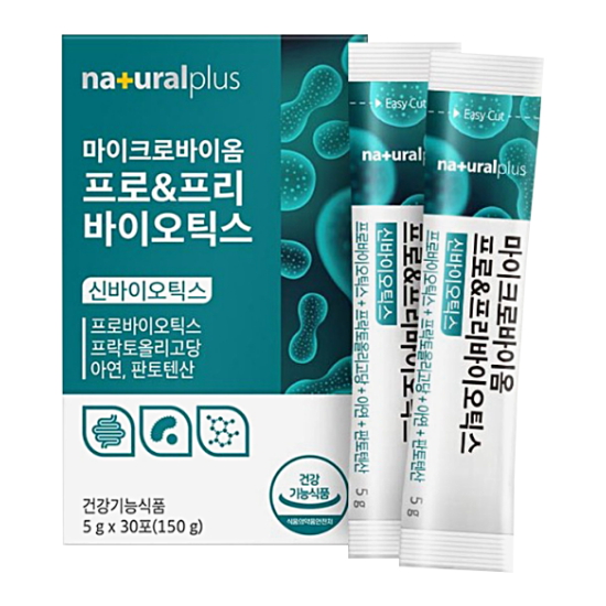 내츄럴플러스 마이크로바이옴 프로프리 바이오틱스 30포 (4개)