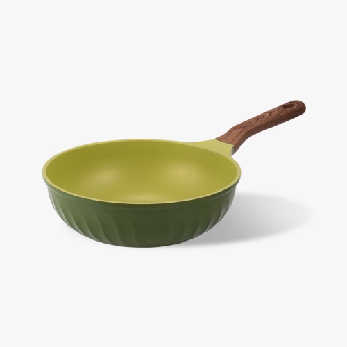 포시즌 올리브 그린우드 궁중팬 IH 30cm_이미지