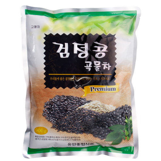 유안종합식품 검정콩 곡물차 900g (1개)_이미지