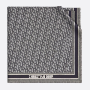 크리스찬디올 오블리크 숄 네이비 그레이 12DOB140I142 C540_이미지