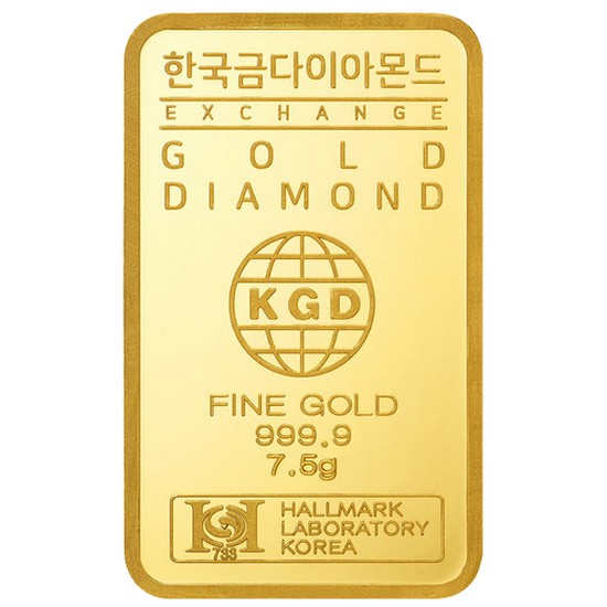 한국금다이아몬드 골드바 7.5g (1개)