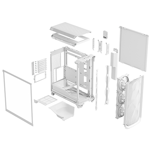 Fractal Design Meshify 3 Ambience Pro RGB 강화유리 (화이트)_이미지
