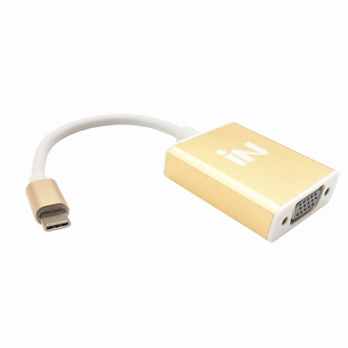 인네트워크 USB 3.1 to VGA 골드메탈 컨버터 (IN-U31V15)_이미지