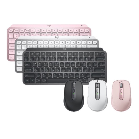 로지텍 mx keys mini + MX Anywhere 3s 무선 키보드 마우스 세트_이미지