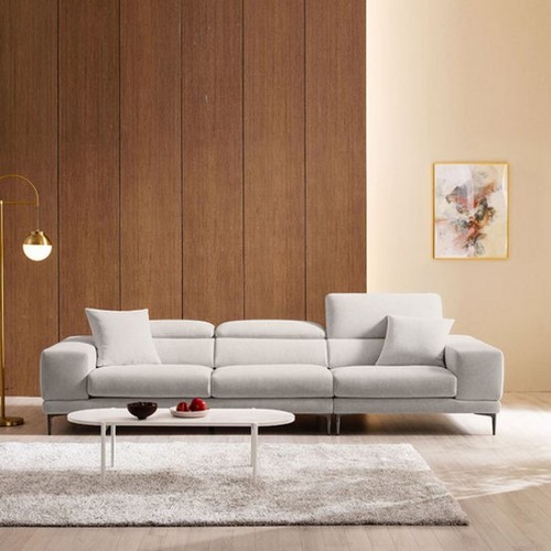  에싸 레노어 헤드기능 크라비츠 패브릭 소파 4인용 [스툴별도]