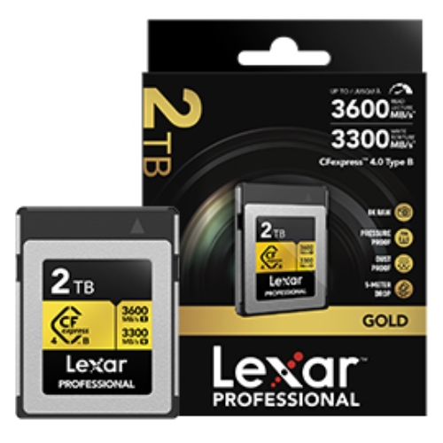 Lexar CFexpress 4.0 Professional 타입 B 골드시리즈 (2TB)_이미지