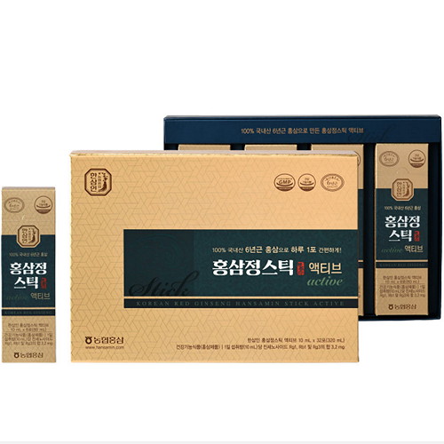 한삼인 홍삼정스틱 액티브 10ml 32포이미지입니다. 누르면 해당 게시물로 새창이동합니다.