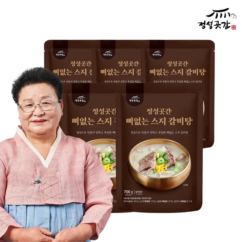 다담 정성곳간 강순의 명인의 뼈 없는 스지 갈비탕 700g (5개)_이미지