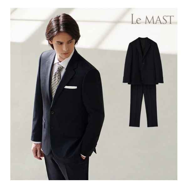 맨잇슈트 데일리 사계절 파워스판 네이비 클래식 빅사이즈정장1109565