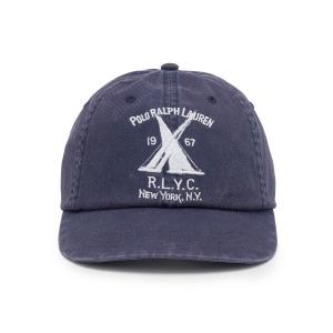 폴로랄프로렌 폴로 모자 YACHT CLUB코튼 치노 볼캡 네이비 221300_이미지