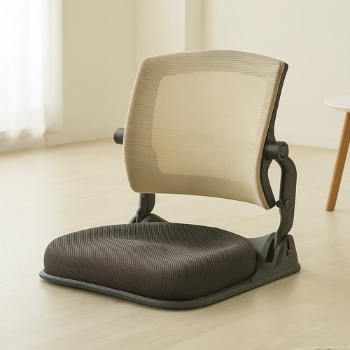 인터데코 오래 앉아도 편한 접이식 좌식의자 WB663_이미지