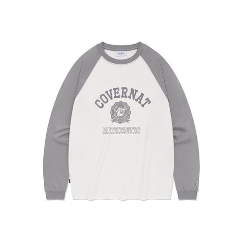 커버낫 보더콜리 엠블럼 래글런 롱슬리브 그레이 CO2401LT07GR 1071512