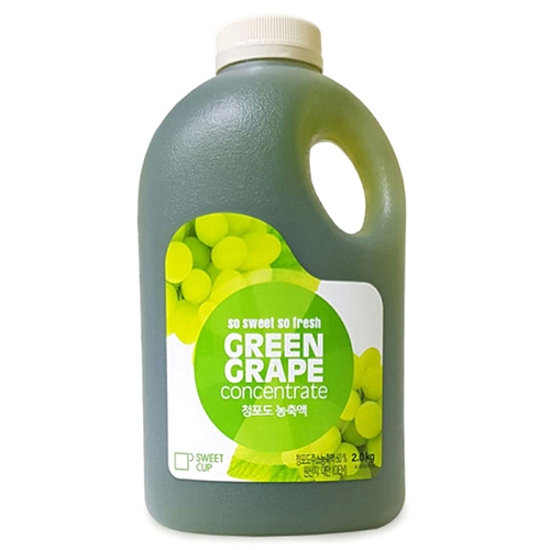 스위트컵 청포도 농축액 2kg (2개)_이미지
