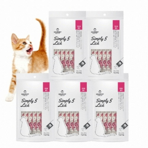 뉴트리나 ㅤ원데이케어 포캣 심플리5 릭 연어와 참치 50g (10g x 5P) (5개)_이미지