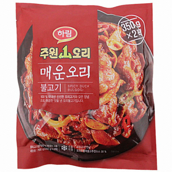 하림 주원산오리 매운오리불고기 700g (1개)_이미지