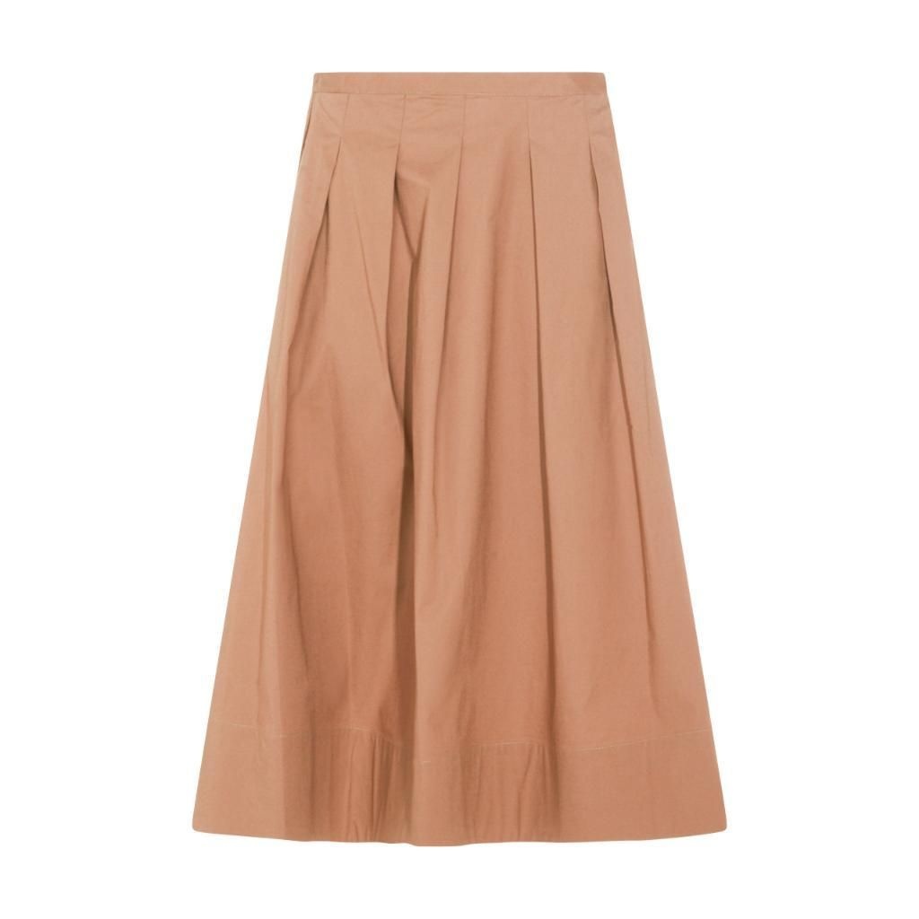 ���� �δ� ��� BEIGE COTTON MIDI SKIRT NX01G26CORDA Corda