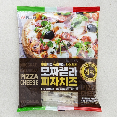 모짜렐라 피자치즈 240g