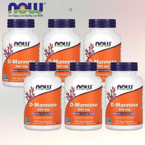 나우푸드 D 마노스 500mg 120캡슐 (6개)_이미지