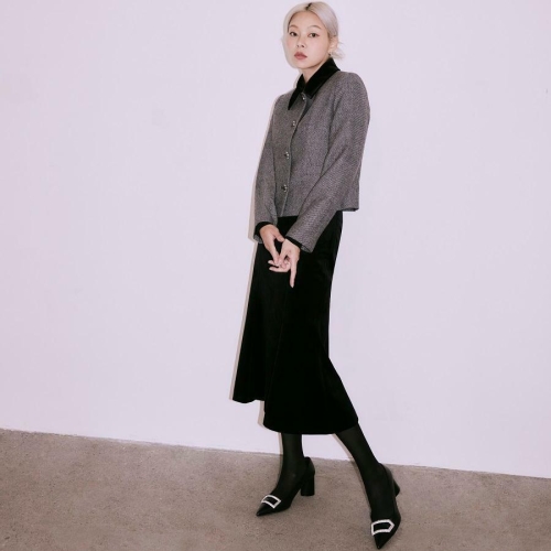 SI 벨벳 머메이드 스커트 SHSAX2318_이미지