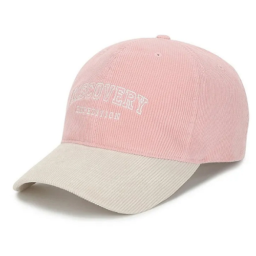 디스커버리 익스페디션 코듀로이 컬러블럭 볼캡 DXCP7135N-PKL