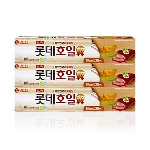 롯데이라이프 롯데호일 30cm x 30m 18㎛ (3개)_이미지