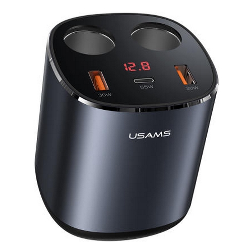 유삼스 245W 시거잭 멀티소켓 겸용 차량용 초고속 충전기 US-CC151_이미지