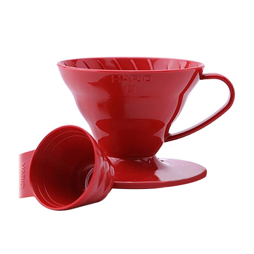 하리오 플라스틱 드리퍼01 (VD-01R) (레드)_이미지