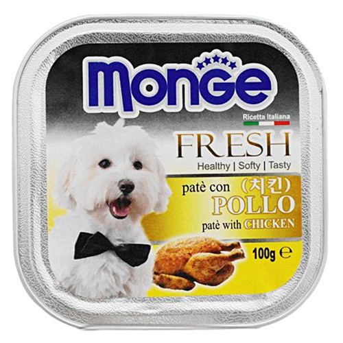  몬지 독 사각캔 닭고기 100g [1개]