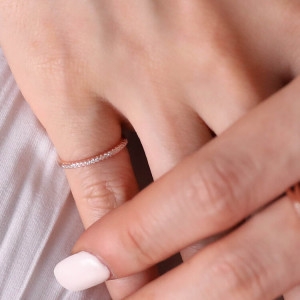 헤스티아 핸드메이드+쇼핑백/Fortuna/ Lacey 925 Silver Ring RR-60214