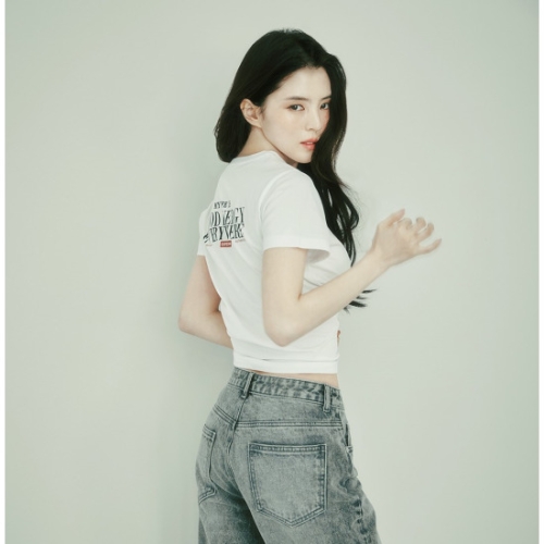 지오다노 여성 미니핏 반팔 티셔츠 395504_이미지