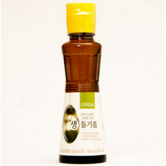 ORGA 발아 들깨를 그대로 짜낸 생 들기름 160ml (1개)_이미지