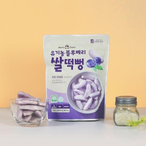 맛있는풍경 유기농 블루베리 쌀떡뻥 25g (1개)