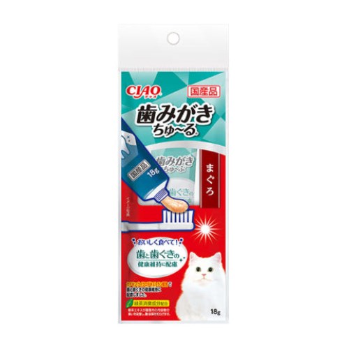 이나바 캣 챠오 덴탈케어 츄르치약 CS-160 18g (1개)_이미지